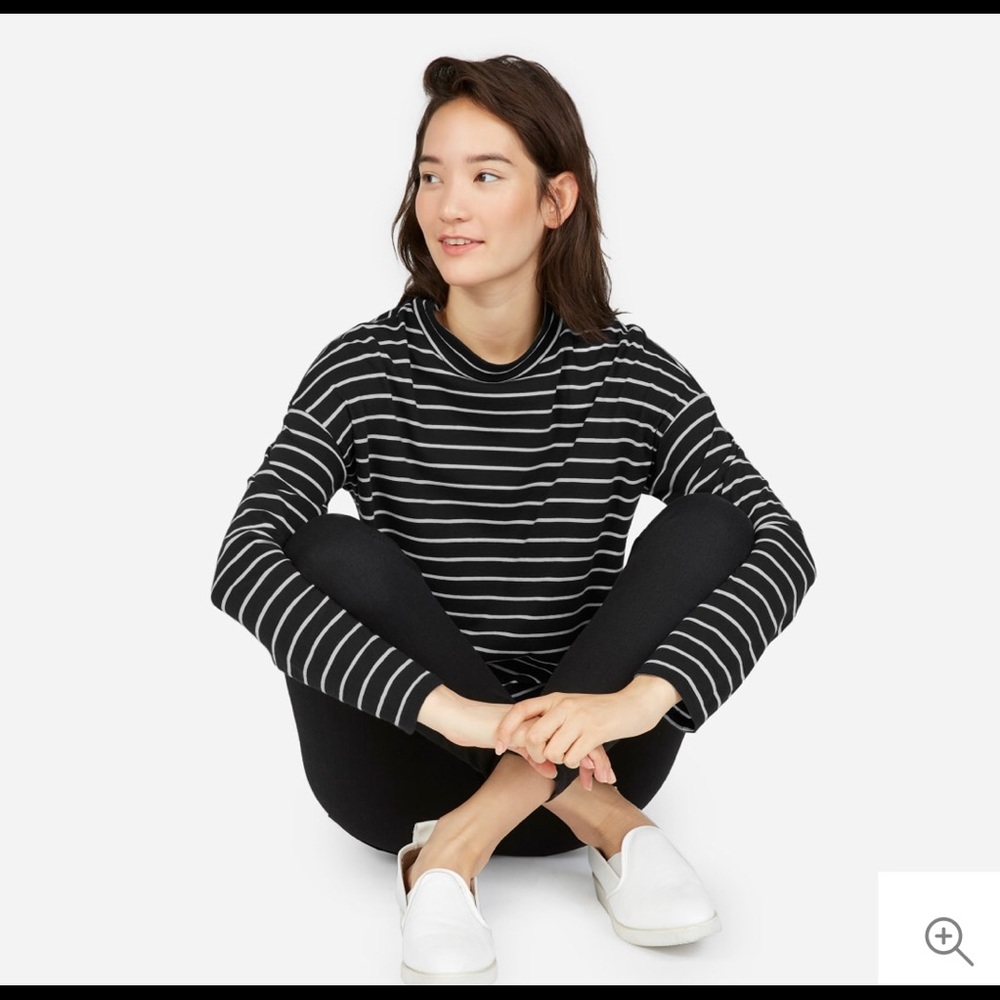 Everlane The Square Mockneck Tee